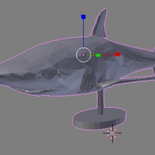 requin blanc de bureau divers animal 3d print model - Mito3D
