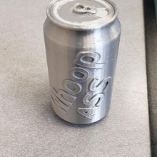 cri cul pouvez Cola soda boisson Coca 3d print model - Mito3D