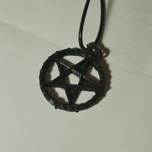 wiccan pendent jewelry 3d print model - Mito3D
