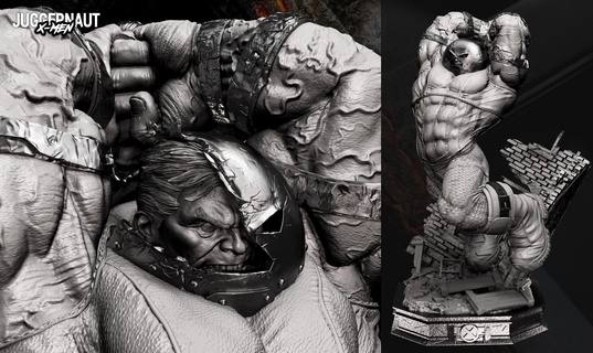 wicked marvel juggernaut sculpture tested ready 3d printing 3dmodeling 3dart anime 3dprinting 3d print model - Mito3D