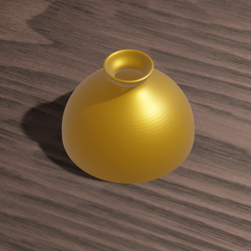 wide base vase 3D print model - Mito3D