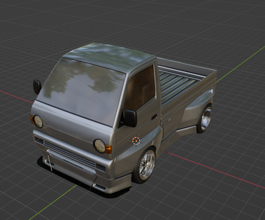geniş gövde kei kamyon oyun 3d print model - Mito3D