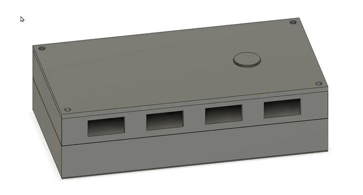 kablosuz internet kontrol mod ugreen geçiş usb hub gadget muhafaza esp32 3d print model - Mito3D