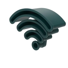 wifi simbolo auricolare titolare casa la scultura funzionale il supporto le cuffie appendiabiti 3d print model - Mito3D