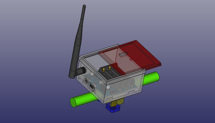 wifi agua nivel s1 caso funda modelos herramientas sensor 3d print model - Mito3D