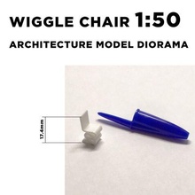 wiggle chair frank gehry 1 50 architecture model diorama scale person men woman figure furniture man ghery 3d print model - Mito3D