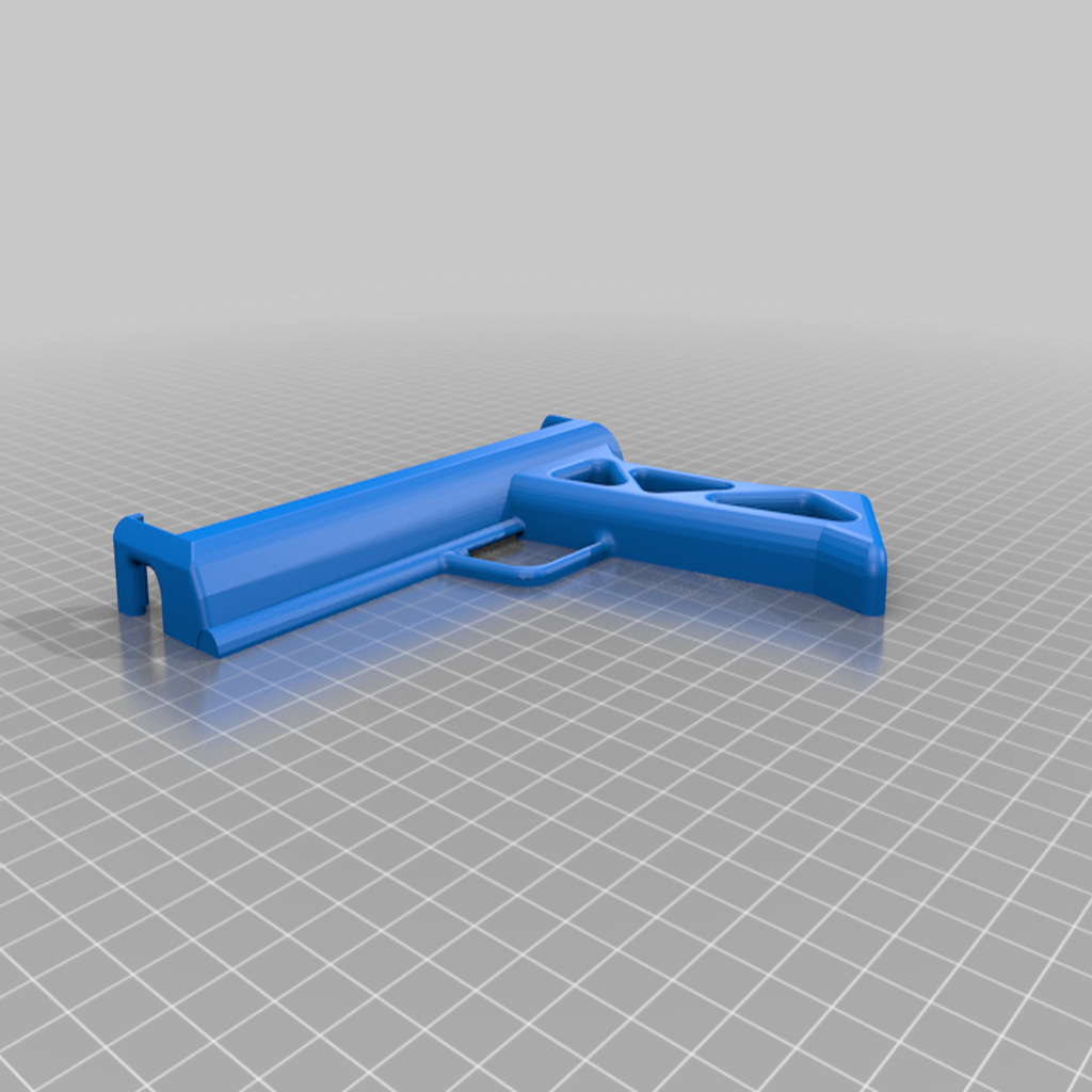wiimote pistol remix nintendo wii video games consoles gaming 3D print model - Mito3D