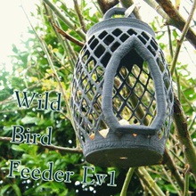 wild bird feeder ev1 home seed garden ornament nature printable birds manger suspension while maker food support free french touch 3d print model - Mito3D