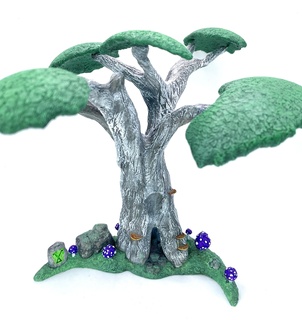 wild forest wood fantasy terrain tree wargames warham mushroom dungeonsanddragons faces night poison dnd pathfinder dryad goblins age sylvanet pre-supported wildwoods 3d print model - Mito3D