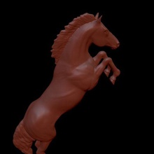 wild horse 3d print model - Mito3D