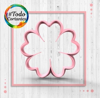 selvaggio rosa taglierina fiore fiori natura floreale sollievo struttura taglio biscotto massa frese foca 3d print model - Mito3D