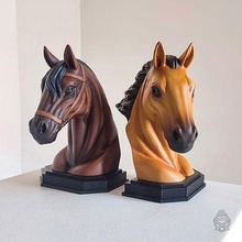 wild tamed art horse horses animal domestic decoration deco house ender sculpture paint 3d print model - Mito3D