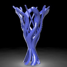 wild textured vase home 3d print model - Mito3D