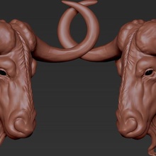 wildebeest art designs toy fish printing 3d sculpture animal 3d print model - Mito3D