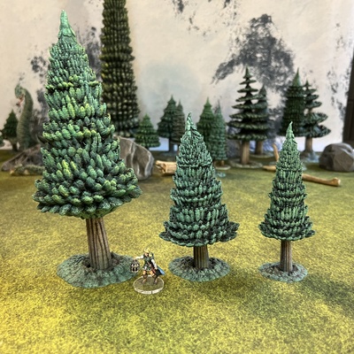 vahşi manzara yaprak dökmeyen ağaç promosyon model oyun savaş oyunları arazi dağılmak fantezi masaüstü rpg rol yapma oyunu minyatürler 28mm 30mm 32mm 3d print model - Mito3D