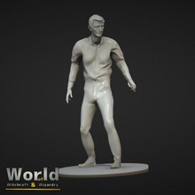 william price - witchcraft & wizardry figure figurine human roleplay rpg wizard miniature male witch tabletop painter dnd role-playing pathfinder 3d print model - Mito3D