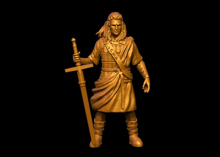 william wallace - kings & heroes hero war scottish braveheart highlanders williamwallace warrior mel gibson 3d print model - Mito3D