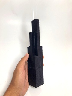 willis tower - scale 1 2000 3d print model - Mito3D