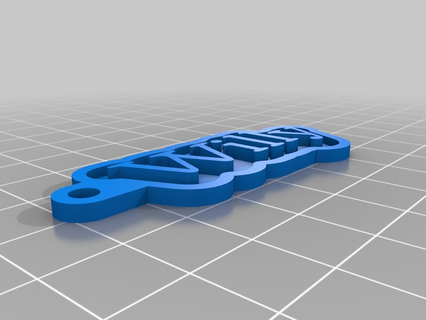 colita personalizado llaveros joyería joya llaves 3d print model - Mito3D