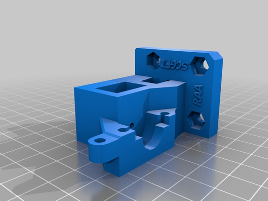 wilson ii hotend mount bowden extruder 3d printer parts 3d print model - Mito3D