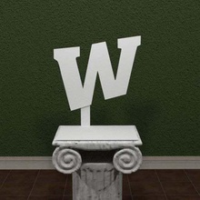 wilson raiders logo art signs logos wisconsin wi stand sign school emblem appleton 3dpicks 3d print model - Mito3D