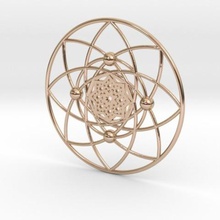 wiltshire cc pendant jewelry crop circle cultivation 3d print model - Mito3D