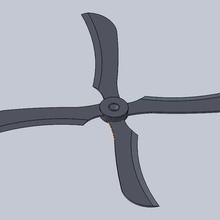 wind demon shuriken 3d print model - Mito3D