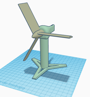 Wind Generator Mühle Propeller Klinge Windkraft 3d print model - Mito3D