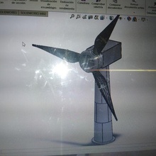 viento turbina artilugio grande bonito energía eólica 3d print model - Mito3D