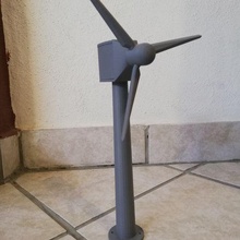Wind Turbine Architektur 3d print model - Mito3D