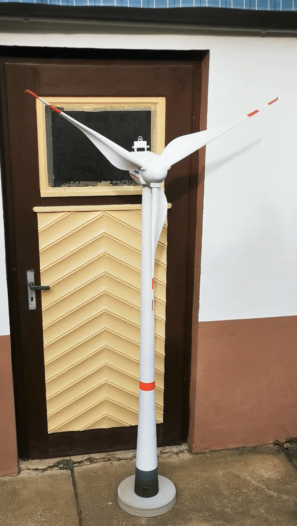 viento turbina molino 3D print model - Mito3D
