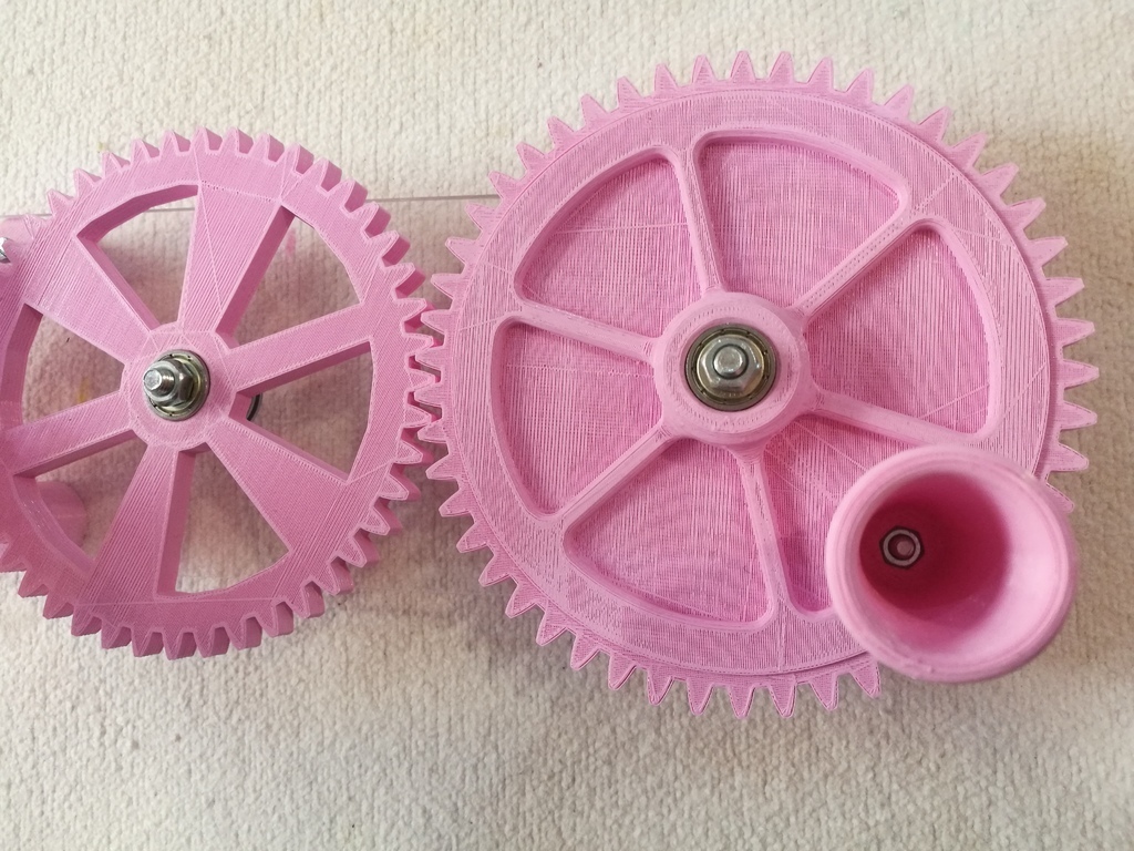 devanado máquina devanadera herramientas tejido punto fabricar hacedores 3D print model - Mito3D