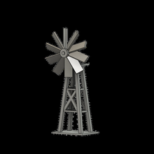 moinho vento jogos força negra Batalha épica tampo mesa 15mm 28mm Fazenda guerra miniaturas figuras acw América Norte construção 3d print model - Mito3D