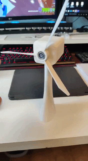 mulino vento turbina 3D print model - Mito3D