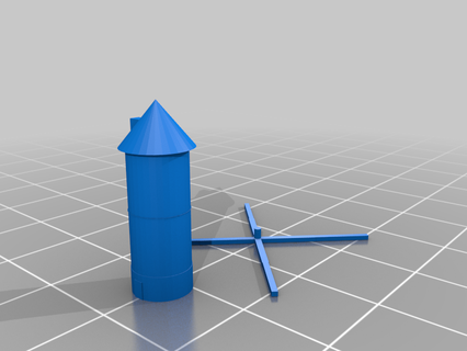 windmill 3d printing 3d print model - Mito3D
