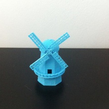 Windmühle Architektur boogaert Niederländisch mathijs 3d print model - Mito3D