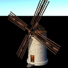 Windmühle verschiedene 3d print model - Mito3D