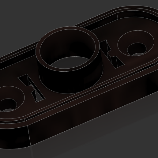 window handle support - 3D print model - Mito3D