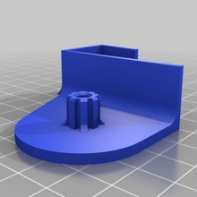 pencere kıskançlık rulo Kulp destek klips ev halkı 3d print model - Mito3D