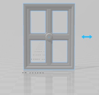 windows window house 3d print model - Mito3D