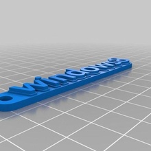 windows8 customized organization 3d print model - Mito3D