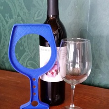 bicchiere di vino cookie cutter strumento wineglass 3d print model - Mito3D