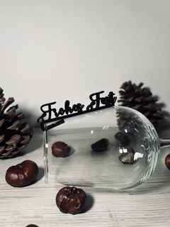 vino vaso colgante pendiente alegre Navidad mesa decoración víspera regalo idea hogar casa decorativo secreto Papa Noel presente adornado 3d print model - Mito3D