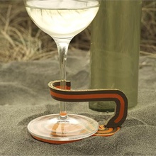 wine glass stake votive holder home 3d print model - Mito3D