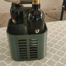 şarap Kulp destek 3d print model - Mito3D