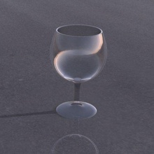 wineglass 3d print model - Mito3D
