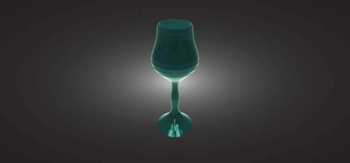 şarap bardağı 3d print model - Mito3D