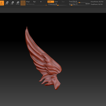 wing art 3d print model - Mito3D
