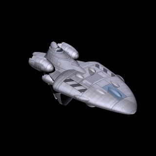 aile commandant drayman class transport vaisseau spatial milliard soleil Battlefleet starmada poussée starfighter 3d print model - Mito3D