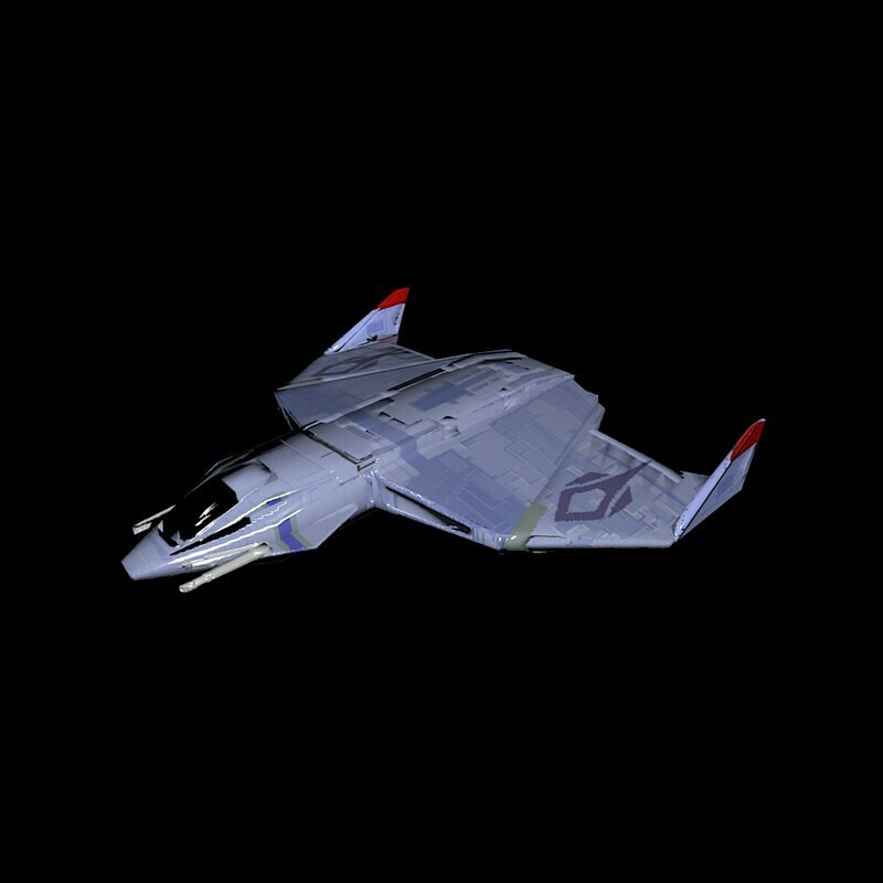 Flügel Kommandant 36 Hornisse Raumschiff Milliarde sonnen Schlachtflotte Starmada voll Schub Starfighter 3D print model - Mito3D